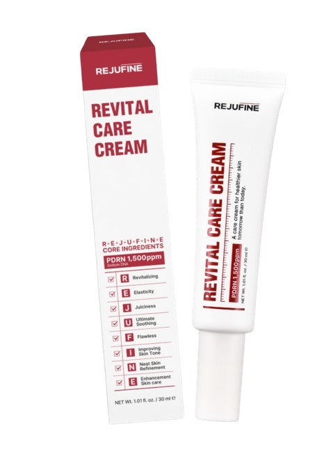 REJUFINE Revital Care Cream 30 mL — owner festival PDF box and jar photograph
