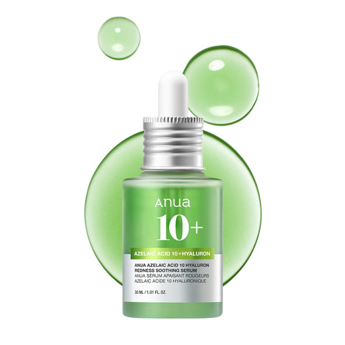 ANUA Azelaic Acid 10 Hyaluron Redness Soothing Serum 30 mL — product image supplied by StyleKorean