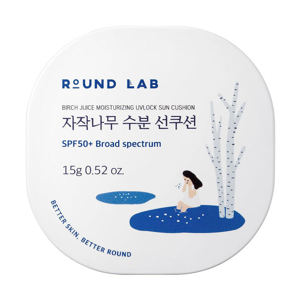 Round Lab (OTC) BIRCH JUICE MOISTURIZING UVLOCK SUN CUSHION 15g